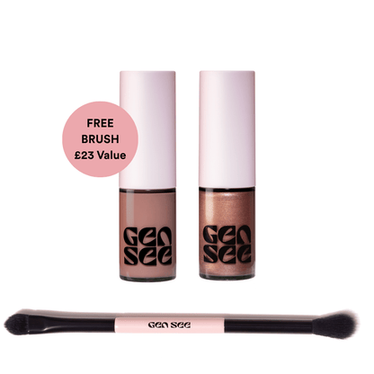 Eyeshadow Duo + Brush - Thumbnail Image: 1